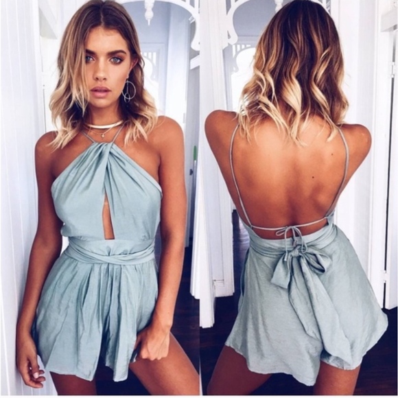 Pants - Sexy Blue Romper💙